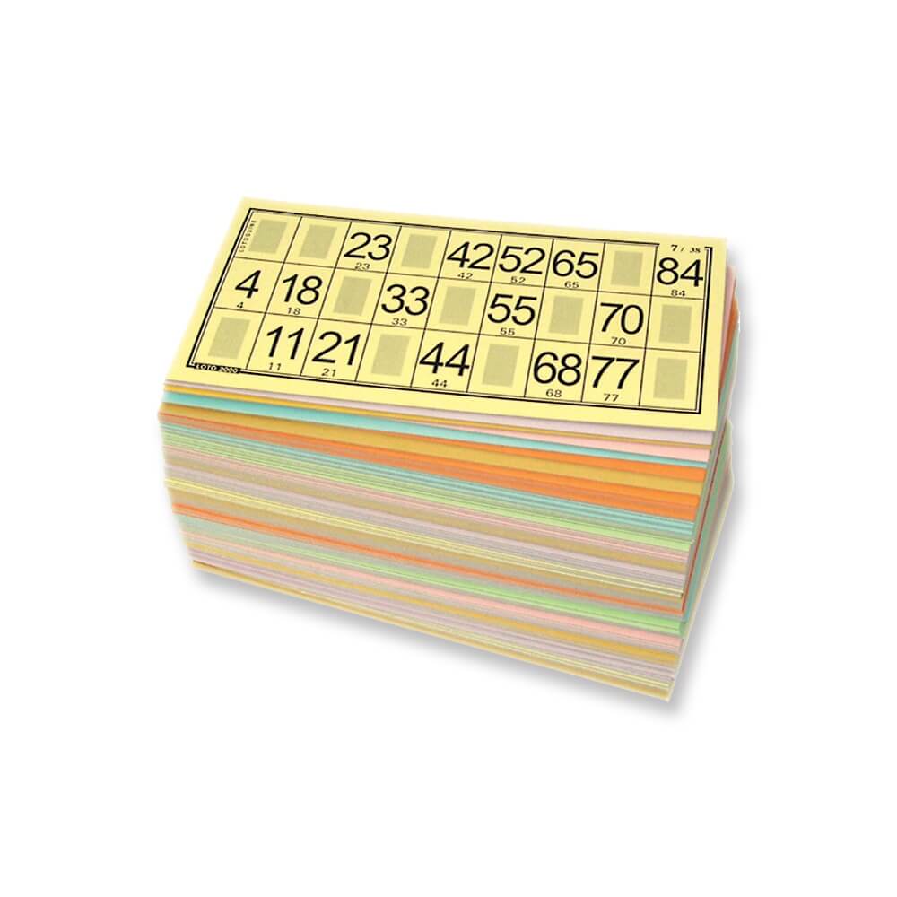 96 Cartons loto rigide - cartes standard pour association