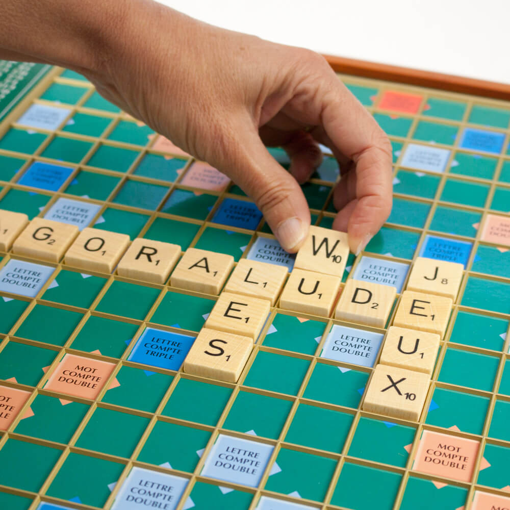 Scrabble géant, tournant et encastrable