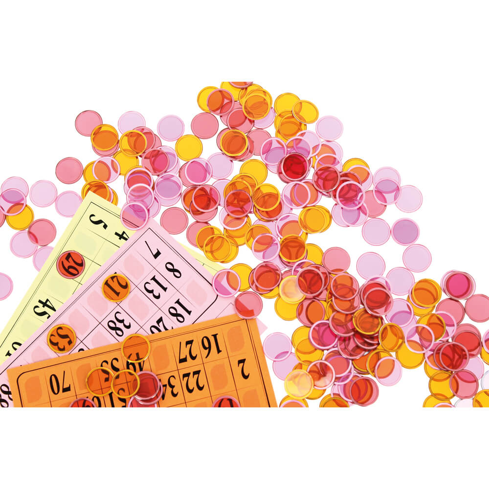 Lot 100 jetons plastiques multicolores 2 cm pour jeu de société. Pions  ronds de 20 mm de diamètre.